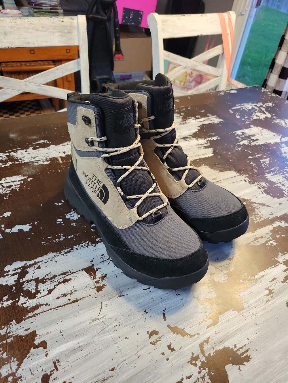 The North Face Men's Chilkat V Cognito Waterproof Boots 14 - Picture 4 of 5